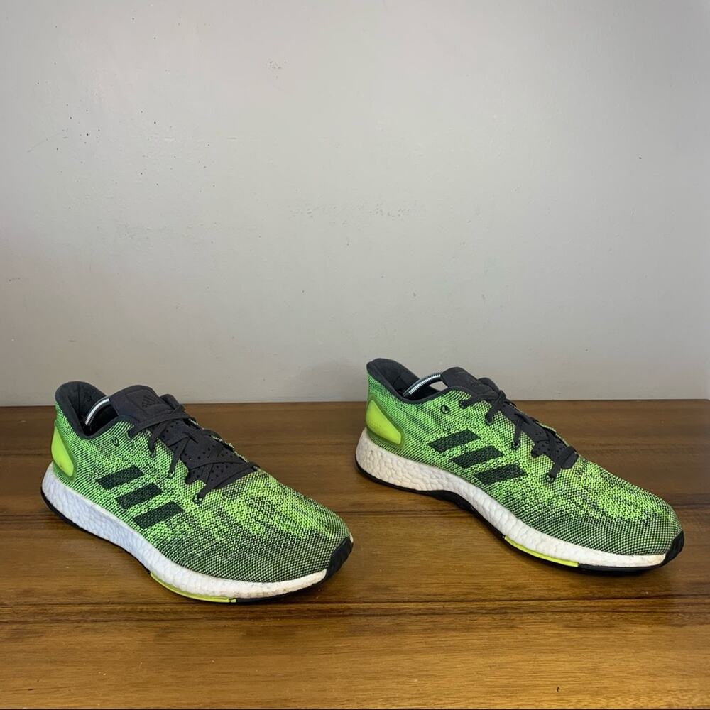 Adidas PureBoost DPR Solar Yellow Mens Running Shoe Size 10.5 - Picture 4 of 9